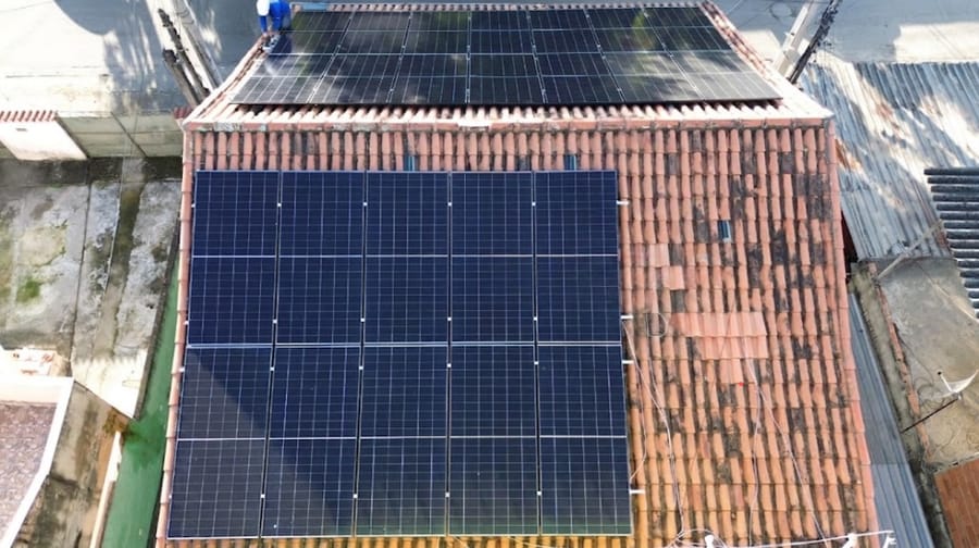 Instalação de placas solares