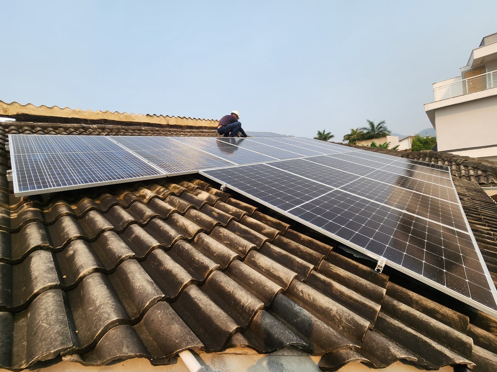 Instalação de placas solares